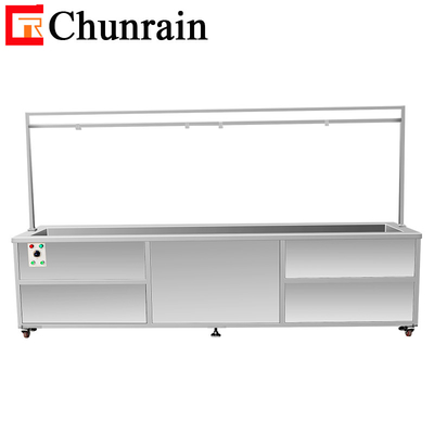 ChunRain Ultraschall Fensterblinde Schleier Vorhang Reinigungsgerät mit Reinigung Spülfunktion CR-2072T