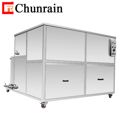 Industrieller Ultraschallreiniger mit Filtersystem für Radfelgen, Wärmetauscherlager, Reinigungsbad 1500L