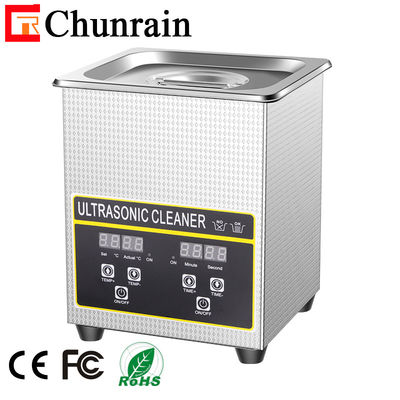 Digital-zahnmedizinischer Ultraschallreiniger, Schmuck-Ultraschallreinigungs-Maschine 2Liters 60Watt