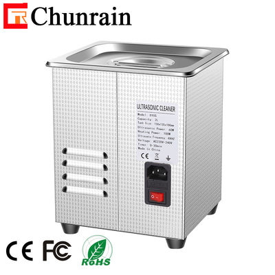 Digital-zahnmedizinischer Ultraschallreiniger, Schmuck-Ultraschallreinigungs-Maschine 2Liters 60Watt