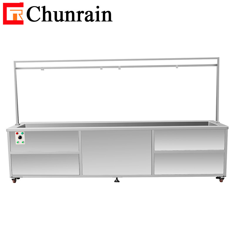 ChunRain Ultraschall Fensterblinde Schleier Vorhang Reinigungsgerät mit Reinigung Spülfunktion CR-2072T