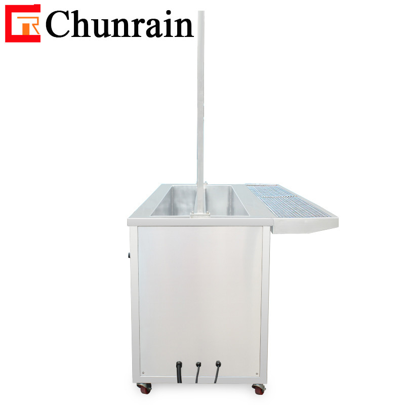 3 Meter Reinigungspfanne Ultraschallreiniger für schmutzige Fensterblinde Vorhang 300L Dual Tank Ultraschallreinigungsmaschine