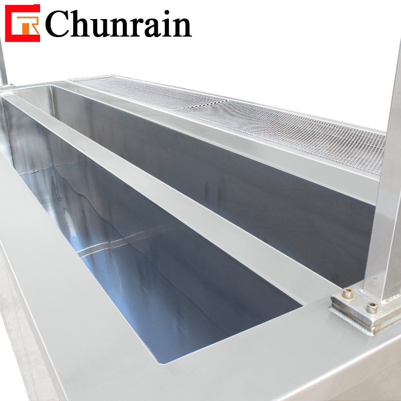 2 Meter Reinigungspfanne Ultraschallreiniger für schmutzige Fensterblinde Vorhang 160L Dual Tank Fensterblenden Ultraschallreiniger