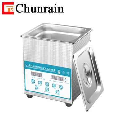 CR-010S 2L 60W professioneller Desktop-Digital Ultraschallreiniger mit Heizung und Degas und Halbwellen für Zahnlabor