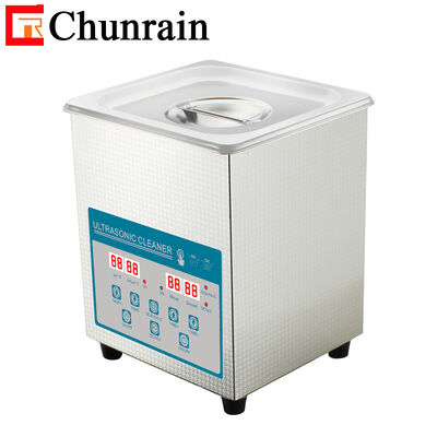 CR-010S 2L 60W professioneller Desktop-Digital Ultraschallreiniger mit Heizung und Degas und Halbwellen für Zahnlabor