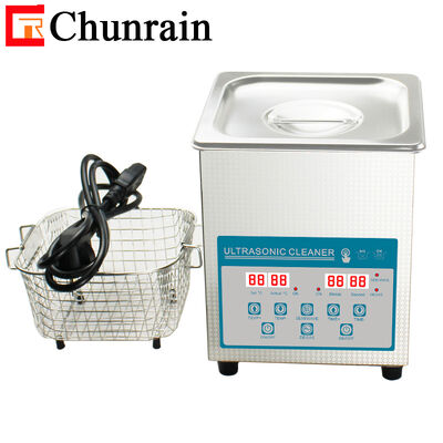 CR-010S 2L 60W professioneller Desktop-Digital Ultraschallreiniger mit Heizung und Degas und Halbwellen für Zahnlabor