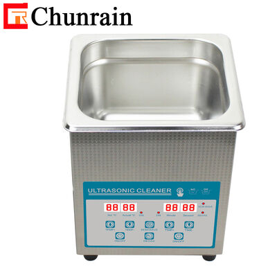CR-010S 2L 60W professioneller Desktop-Digital Ultraschallreiniger mit Heizung und Degas und Halbwellen für Zahnlabor