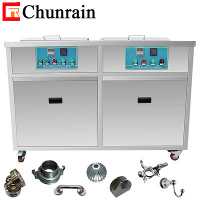 ChunRain CR-2144GH 0–7200 W industrieller Ultraschallreiniger mit einstellbarer Leistung und 2 Tanks, Filtration, Trocknung, Heißwasser-Entfettung