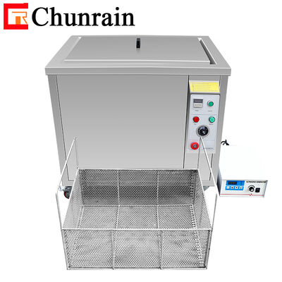 ChunRain 1800W 135L Edelstahl Industrie Ultraschallreiniger Einstellbarer Timer/Heizer CE-zertifiziert für Lkw-Motor