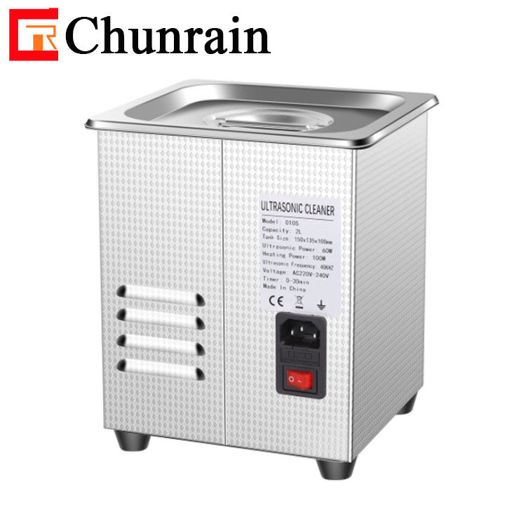 CR-010S 2L 60W professioneller Desktop-Digital Ultraschallreiniger mit Heizung und Degas und Halbwellen für Zahnlabor