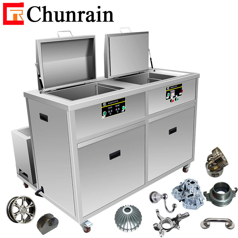 Ultraschallreiniger 38L Doppelkammer Trockenspray Staub Flussmittel Farbe Entfernen Schimmel Hardware DPF Automotor Druckkopf Einspritzteile